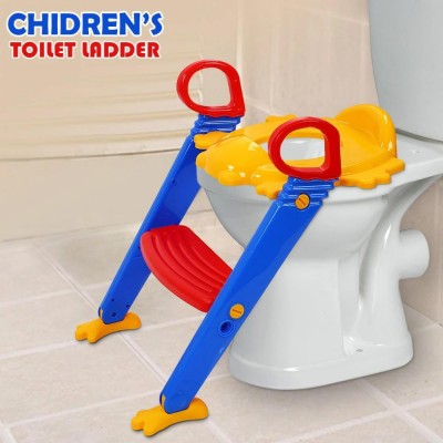 0344 -3 in 1 Kids/Toddler Potty Toilet Seat with Step Stool Ladder (Multicolour)