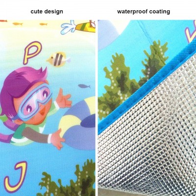 1200 Waterproof Single Side Baby Play Crawl Floor Mat for Kids Picnic School Home (Size 180 x 115)