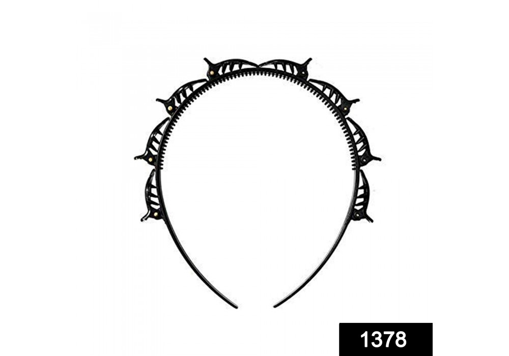 1378 Hair Styling Headband Hair Hoop Hair Band (Multicolour)